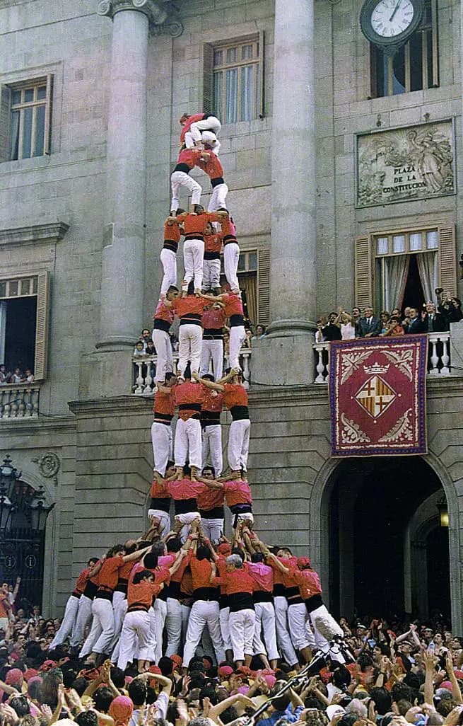 Primer 4 de 9 amb folre descarregat a la diada de la Mercè 1999