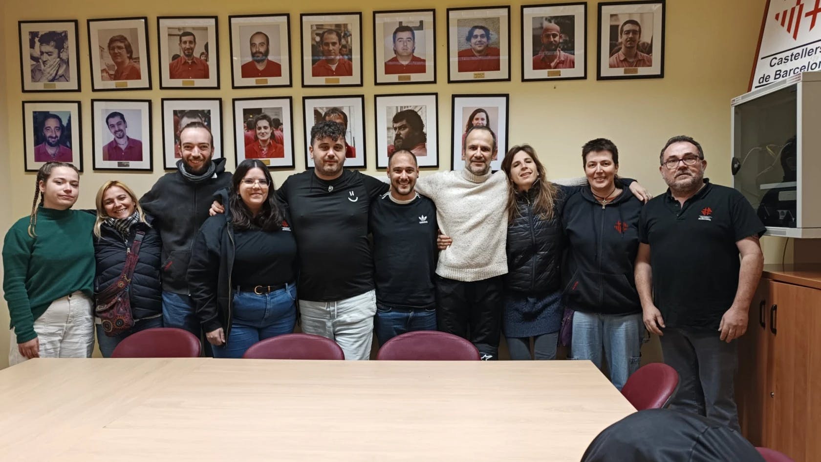 Membres de la Junta 2024 dels Castellers de Barcelona